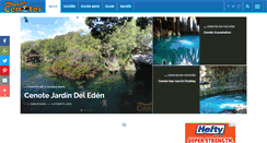 Desktop Screenshot of explorandocenotes.com.mx